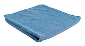 Microfibre General Purpose Cloth Blue 400x400mm 250GSM - 10x Per Pack